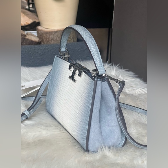 170504 - Tory Burch Eleanor Lizard Mini Satchel - Picture 3 of 15